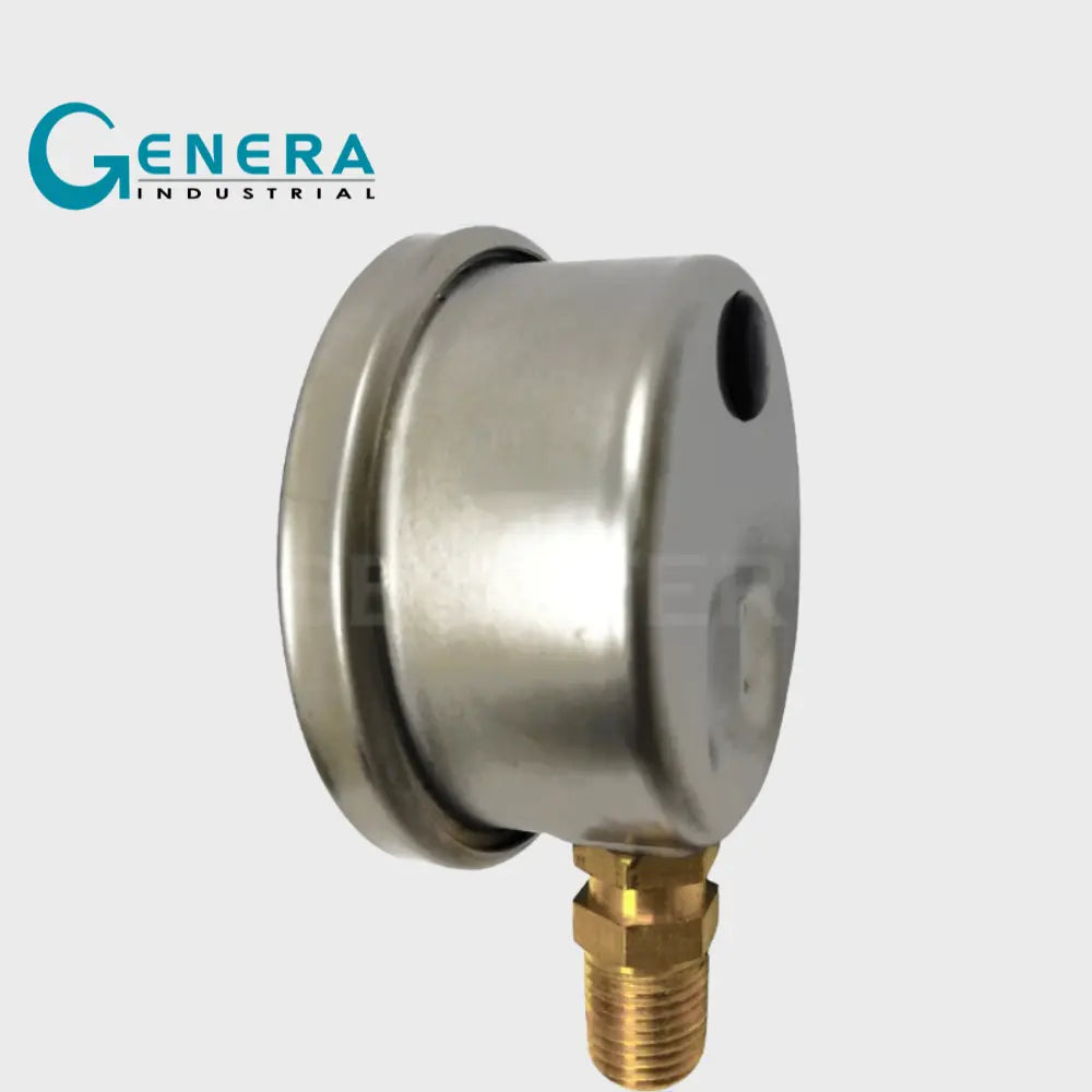 VACUOMETRO SERIE INOX/BRONCE CON DN 63mm (2 1/2") INFERIOR