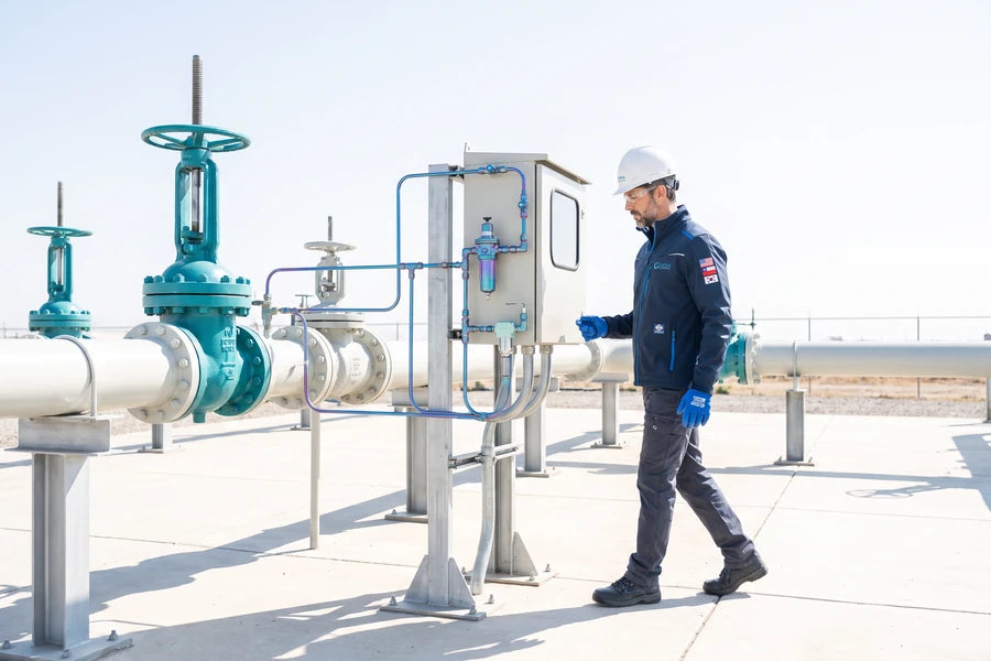 Estación de medición y regulación de gas natural