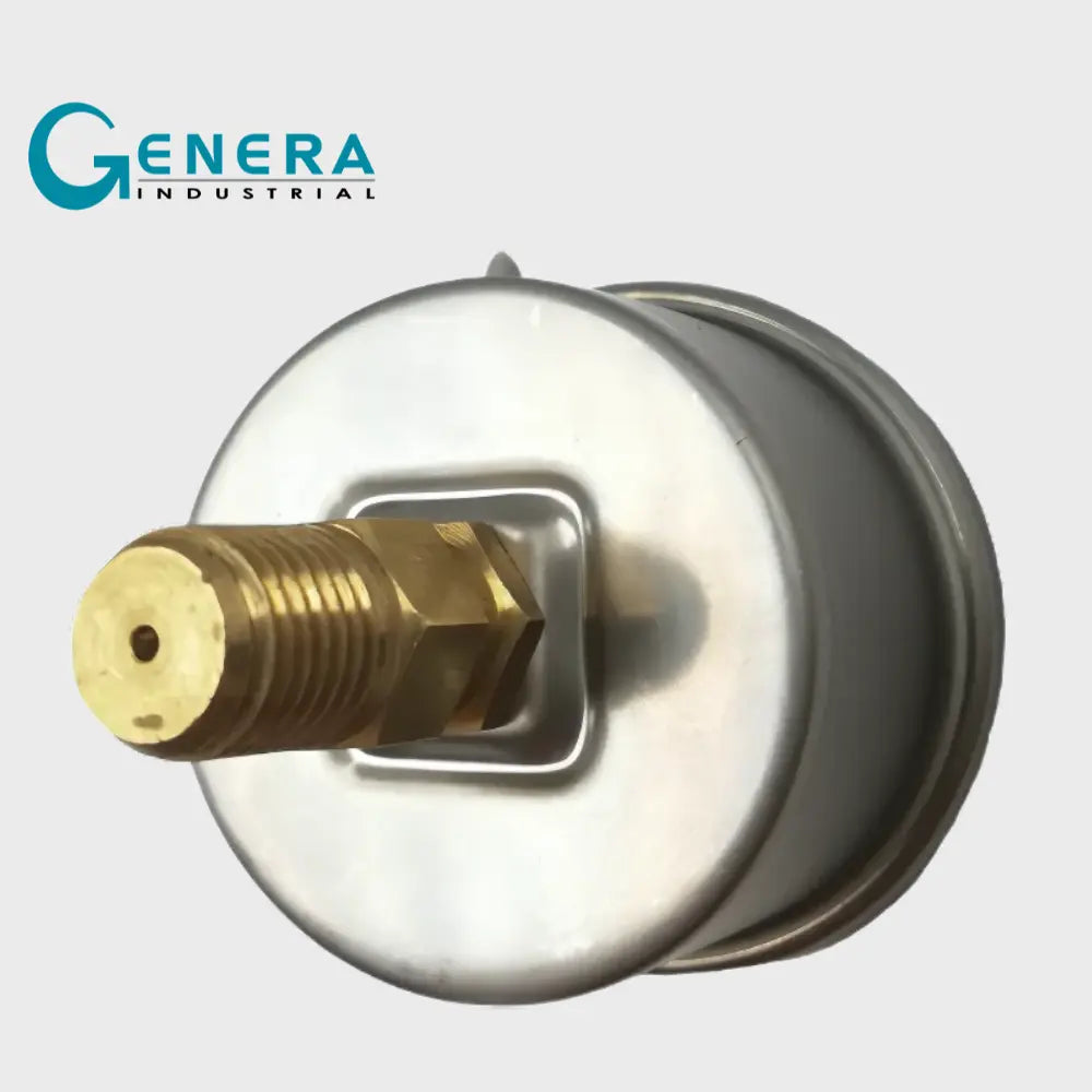 MANOMETRO SERIE INOX/BRONCE CON DN 100mm (4") POSTERIOR