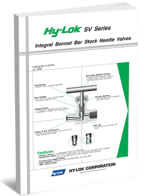SV Series: Integral Bonnet Needle Valves