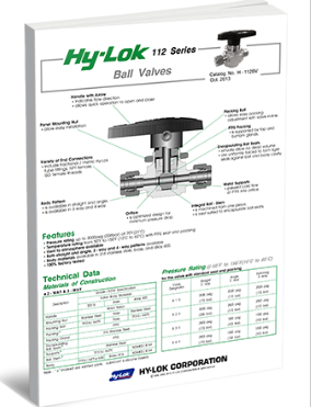 112 Series: Ball Valves